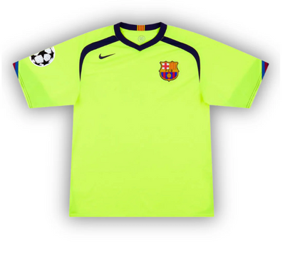 BARCELONA 2005/06 AWAY JERSEY MESSI