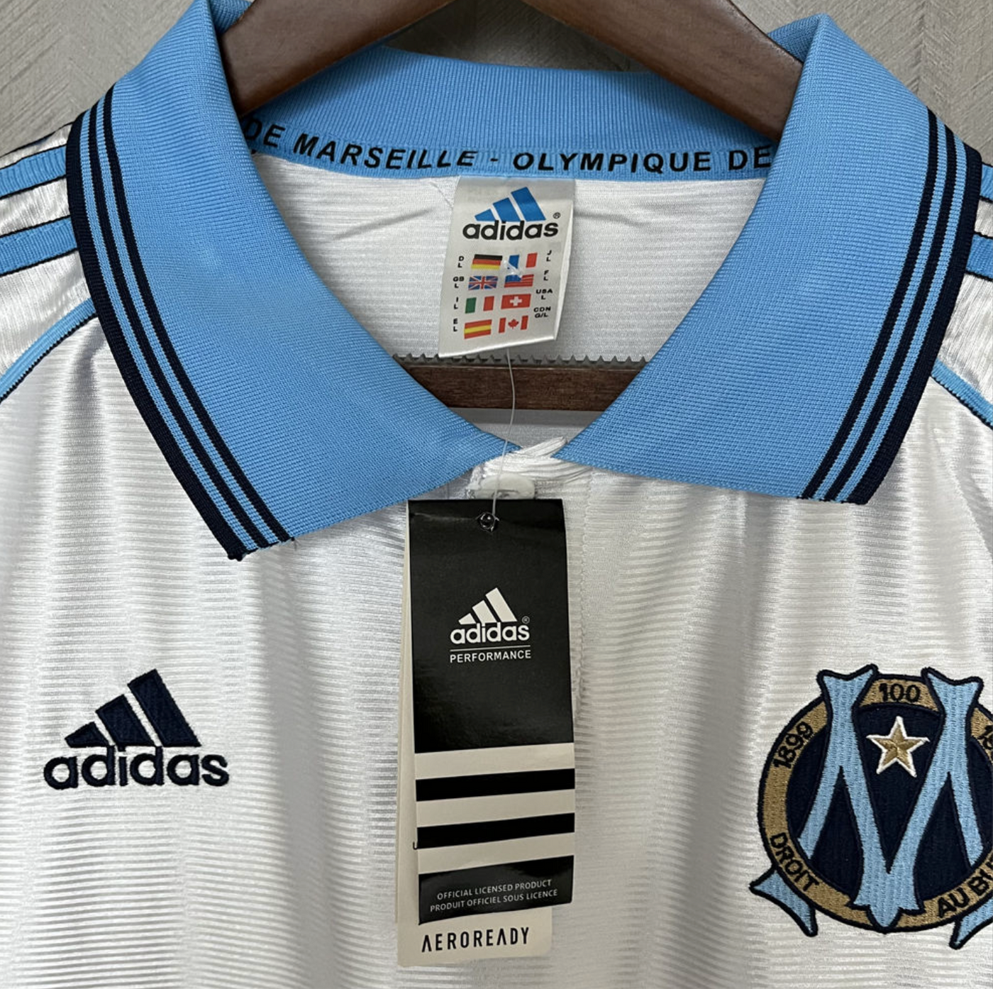 Marseille 98/99 jersey home