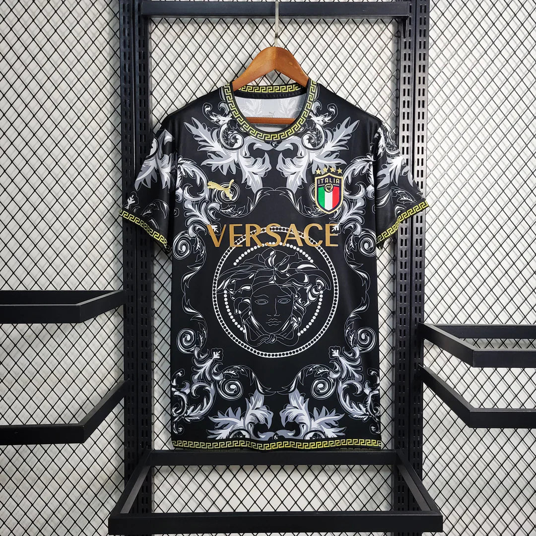 ITALY 2023 'BLACK VERSACE' SPECIAL SHIRT